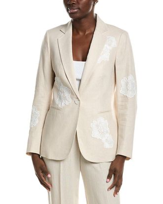 Anne Klein Linen-Blend Jacket