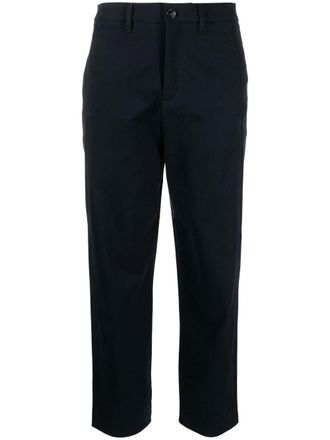 Woolrich stretch-twill trousers - women - Cotton/Cotton/Spandex/Elastane - 30 - Blue
