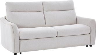 Vente-Unique Sof&aacute; cama express 3 plazas en tela beige SOVANIA