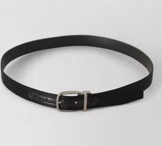 Dolce & Gabbana leather logo buckle belt