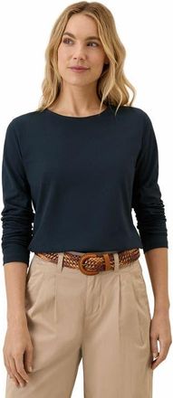 Pact Luxe Stretch Jersey Slim Long Sleeve Tee in Midnight Blue at Nordstrom, Size Xx-Large