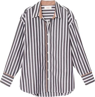 Xirena Gillian Shirt - Dames - Overhemden - Grijs - S - Katoen - Overhemden