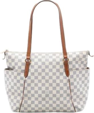 Louis Vuitton Pre-owned Tote Bags, female, White, Size: ONE SIZE Pre-owned Totally MM Tote Bag