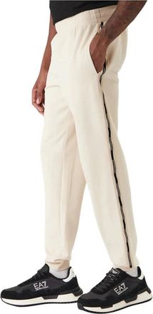 Emporio Armani Jersey Trainingsbroeken - Heren - Sweatpants - Grijs - 2XL - Katoen - Broeken