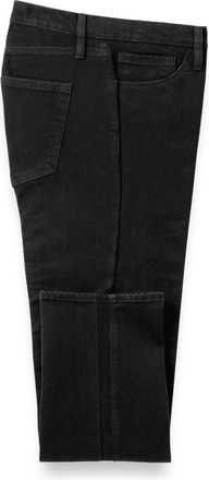 Paul Fredrick Denim Five Pocket Pants in Black at Nordstrom, Size 42 X 34