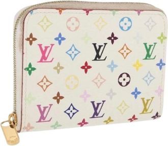 Louis Vuitton Pre-owned Wallets, female, Multicolor, Size: ONE SIZE Pre-owned Canvas Wallet