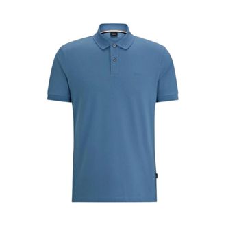HUGO BOSS Tops, Heren, Blauw, S, Katoen, Pallas Polo Shirt