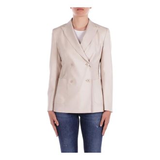Max Mara Dames, Jassen, Beige, Maat: L