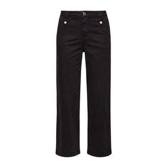 Liu Jo Pantaloni a zampa cropped - - Trousers - Donna - Nero - W29