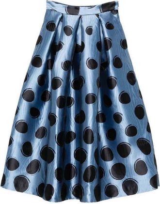 Lunatica Milano Printed Midi Skirt