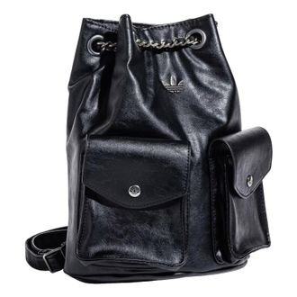 adidas (WMNS) adidas Originals Polyurethane Backpack 8L Black KW4750
