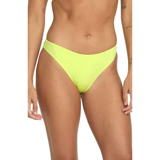 Volcom Simply Seamless Bikini Bottoms in Island Green at Nordstrom Rack, Size Medium