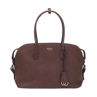 Prada Borsa a Spalla - female - Prada - Shoulder Bags - Brown - ONE SIZE - Bags