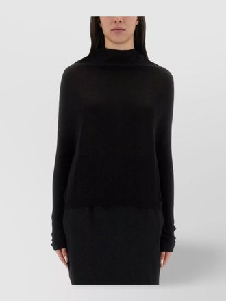 Rick Owens knit top with long sleeves and relaxed fit
