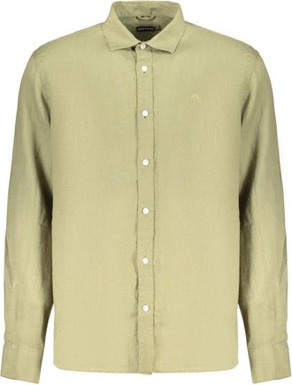 North Sails Spread Collar Shirt - Heren - Casual Overhemden - Groen - XL - Overhemden