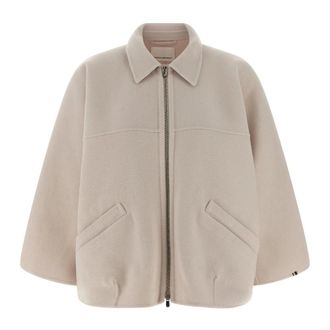 Extreme Cashmere Jassen, Dames, Beige, ONE Size, Wol, N&deg;429 Bog Jacket