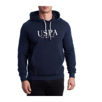 U.S.Polo Association U.S. Polo Assn., Hoodies, male, Blue, L, Hoodie 67934