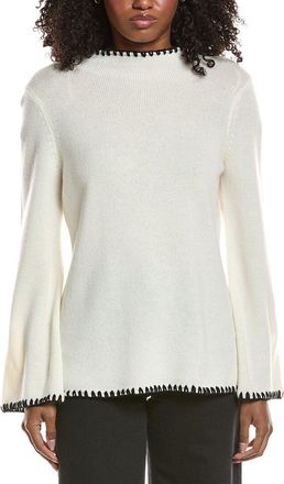 Elie Tahari Funnel Neck Cashmere Sweater