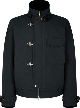 TOMBOY Katoenen jack met gespsluiting - Grijs