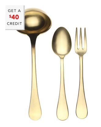 Mepra 3Pc Serving Set With $40 Credit
