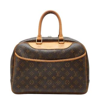Louis Vuitton Pre-owned Handbags, female, Brown, Size: ONE SIZE Pre-owned Deauville Monogram Handbag