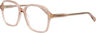 Chlo&eacute; CH0313O Clear-Lens Acetate Eyeglasses - Pink
