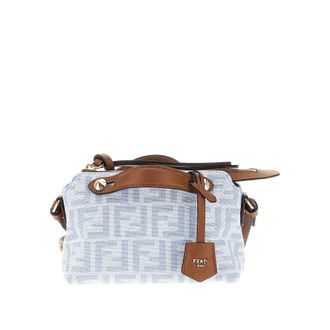 Fendi FF denim mini By The Way Soft bag Woman One Size
