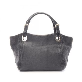 Dior Black Leather Tote Bag (Pre-Owned)
