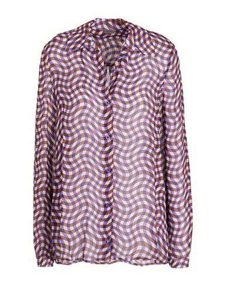 8 by YOOX VISCOSE PRINTED SHIRT