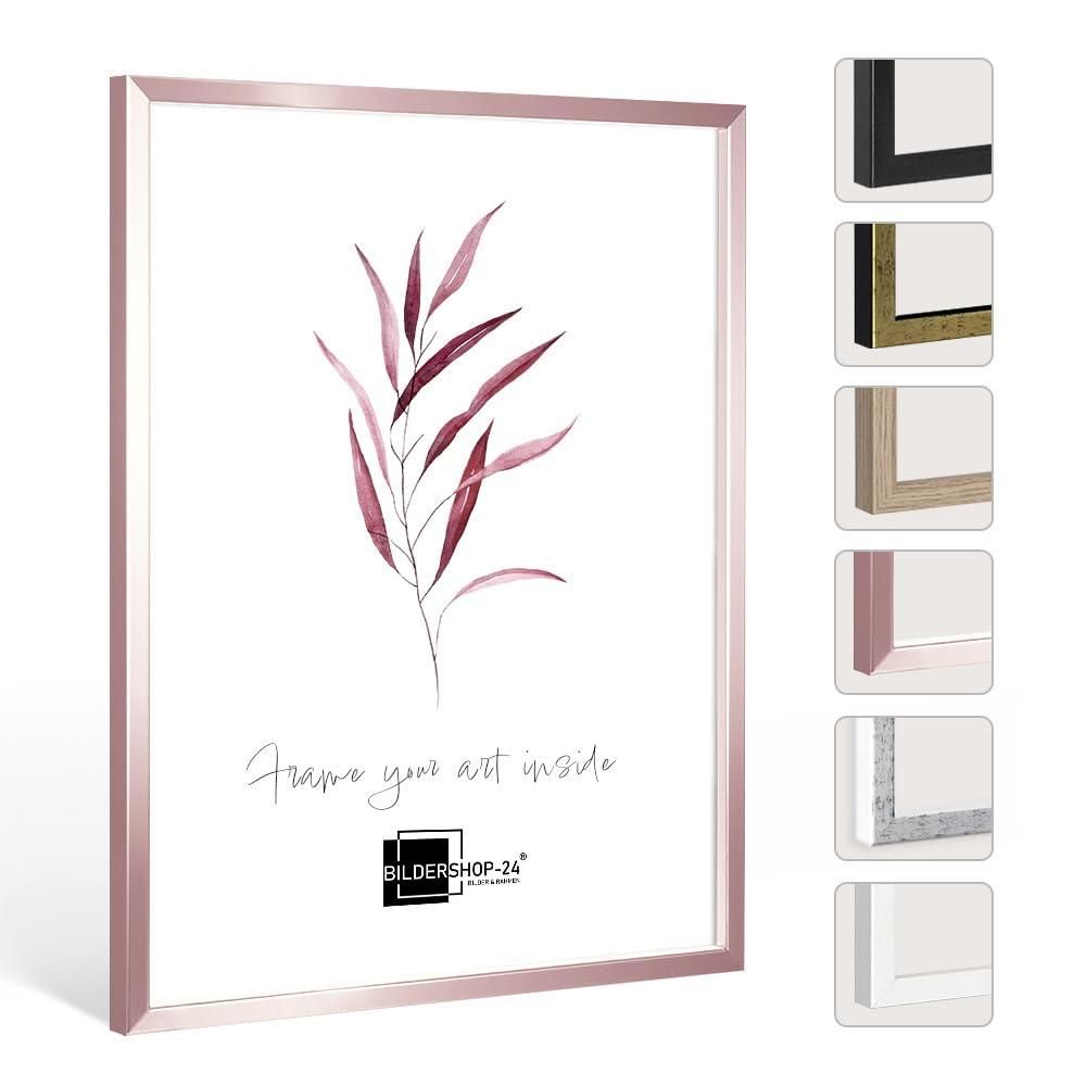 Cadre Photo RahmBig Blanc Mat 60x80 Cm - Cadre MDF Pour Poster, Puzzle Ou Objet Jusqu'à 10 Mm D'épaisseur
