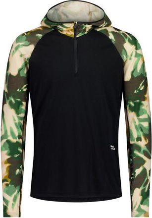 Mons Royale Temple Merino Long Sleeve Hood Merinolongsleeve f&uuml;r Herren | schwarz