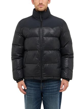 Mustang Outdoorjacke MUSTANG Herren Style Oakfield, Herren, Gr. XXL, schwarz, Popeline, 100% Polyester, unifarben, regular fit, Jacken Outdoorjacke