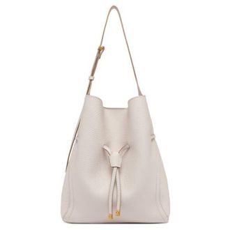 Gianni Chiarini Sienna Large Leather Bucket Bag in Off-White at Nordstrom