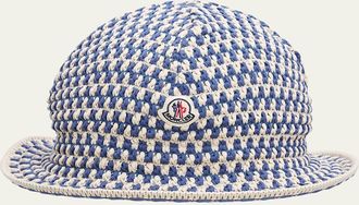 Moncler Mens Crochet Cotton Bucket Hat