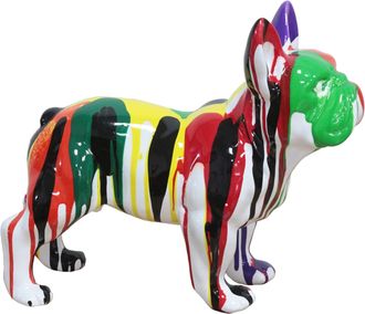Schubiger M&ouml;bel Skulptur Bunte Bulldogge 2