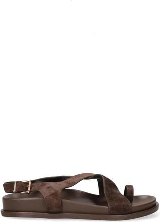 Marc Ellis Celeste Chic Sandaal - Dames - Sandalen - Bruin - 38 EU - Leer - Schoenen
