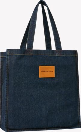 Serena Bute Denim Tote Bag - Dark Blue