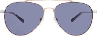 Shinola Blue Pilot Unisex Sunglasses SH2101S 781 60