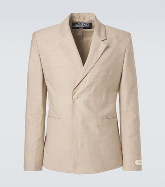 Jacquemus Melo linen-blend twill blazer