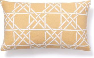 Brooks Brothers Lattice Work Decorative Throw Pillow in Yellow at Nordstrom Rack