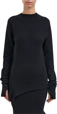 Marc Le Bihan Round-neck Truien - Dames - Ronde hals truien - Zwart - 3XS - Truien & Vesten