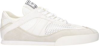 Chlo&eacute; Witte Stoffen Lage Sneakers