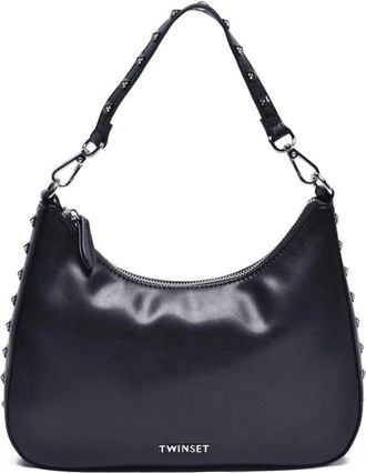 Twinset Hobo Tas - Dames - Schoudertassen - Zwart - ONE Size - Tassen