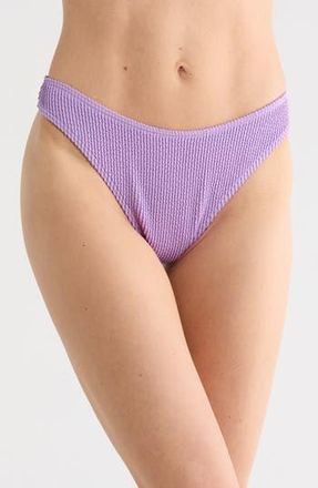 Billabong Summer High Cut Skimpy Hike Bikini Bottoms in Purple at Nordstrom Rack, Size Large