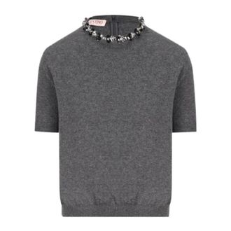 Valentino Mujer, Jerseys, Gris, Talla: S