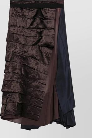 Prada asymmetric midi skirt