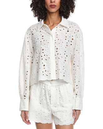 SIMKHAI Simkhai Penelope Eyelet Blouse