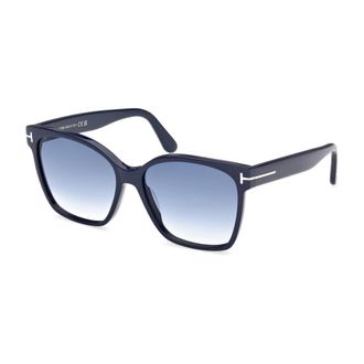 Tom Ford Sunglasses, female, Blue, Size: 56 MM Ft1312 90W Sunglasses