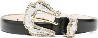 D&eacute;hanche Cintura con fibbia Santo - Nero