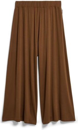 Armedangels Cropped Jersey Pant Freizeithose f&uuml;r Damen | braun